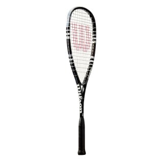 Wilson Squashschläger Hyper Hammer 120 (120g/grifflastig/Brücke) schwarz - besaitet